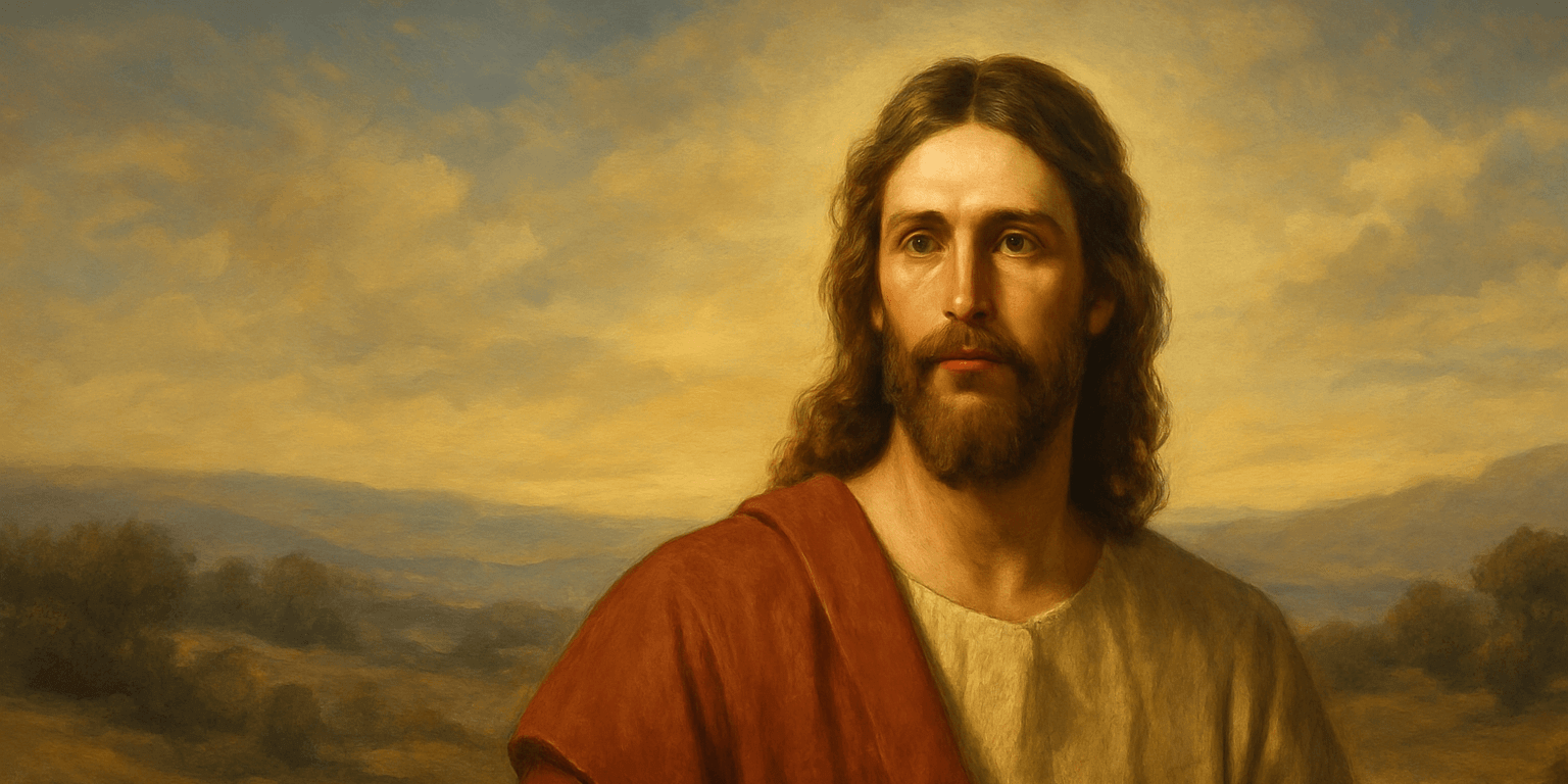 Иисус Христос учит народ